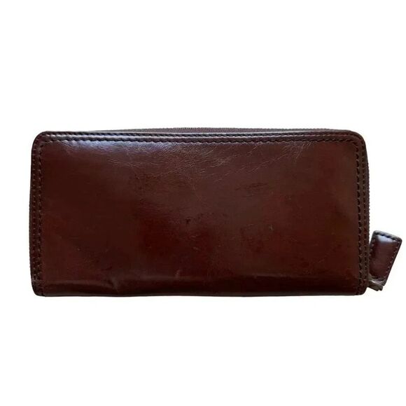 Bugatti Vintage Leather Soft Women’s Long Wallet Organizer - Picture 2 of 13